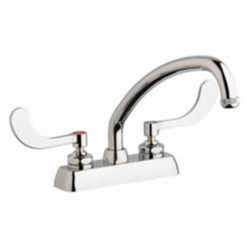 Hot and Cold Water Workboard Sink Faucet - Brass
