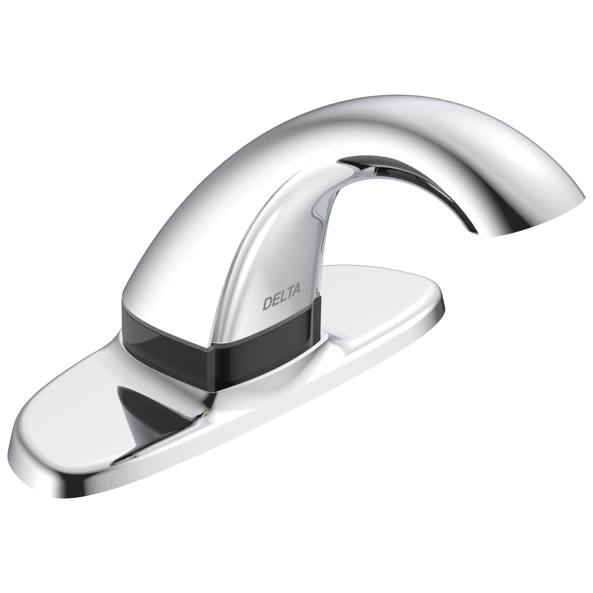 Commercial 591-PALGHDF 590HDF HDF® Touchless Lavatory Faucet With 4 in Cover Plate and Anti-Rotation Pin, Polished Chrome, 0.5 gpm Flow Rate