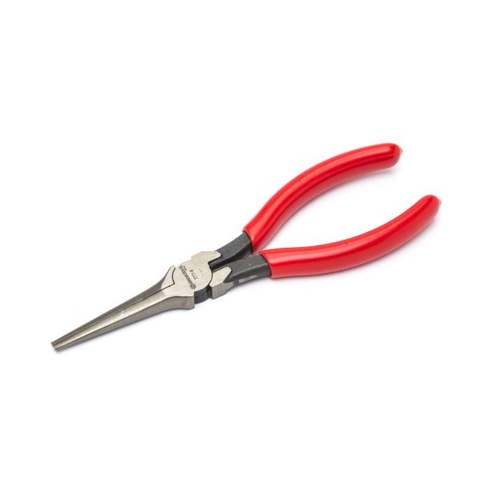 Crescent® 7777CVN Solid Joint Needle Long Nose Plier, 2-11/16 in L x 11/16 in W, Serrated Forged Alloy Steel Jaw, 7-15/32 in OAL