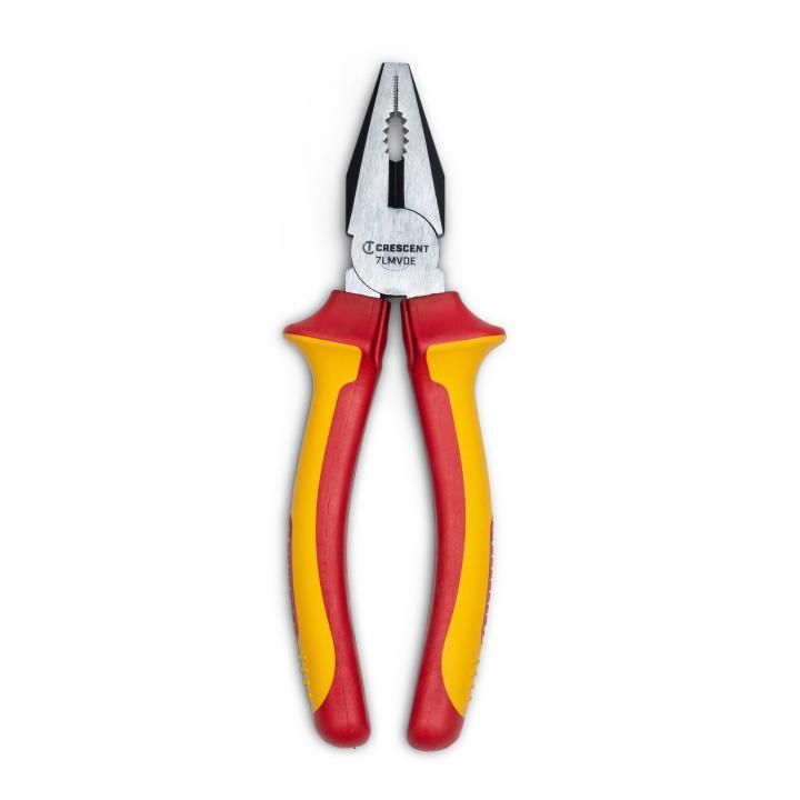 Crescent® 7LMVDE Linesman Pliers, 1.56 L x 0.4 W x 0.30 T in Jaw Alloy Steel Jaw, 3.8 in OAL