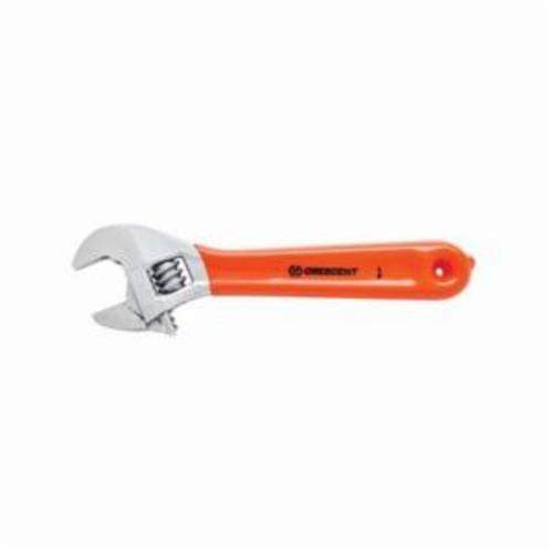 Crescent® AC210CVS Adjustable Wrench, 1-5/16 in, Polished Chrome, 10 in OAL, Heat Treated Alloy Steel Body, Heat Treated Alloy Steel