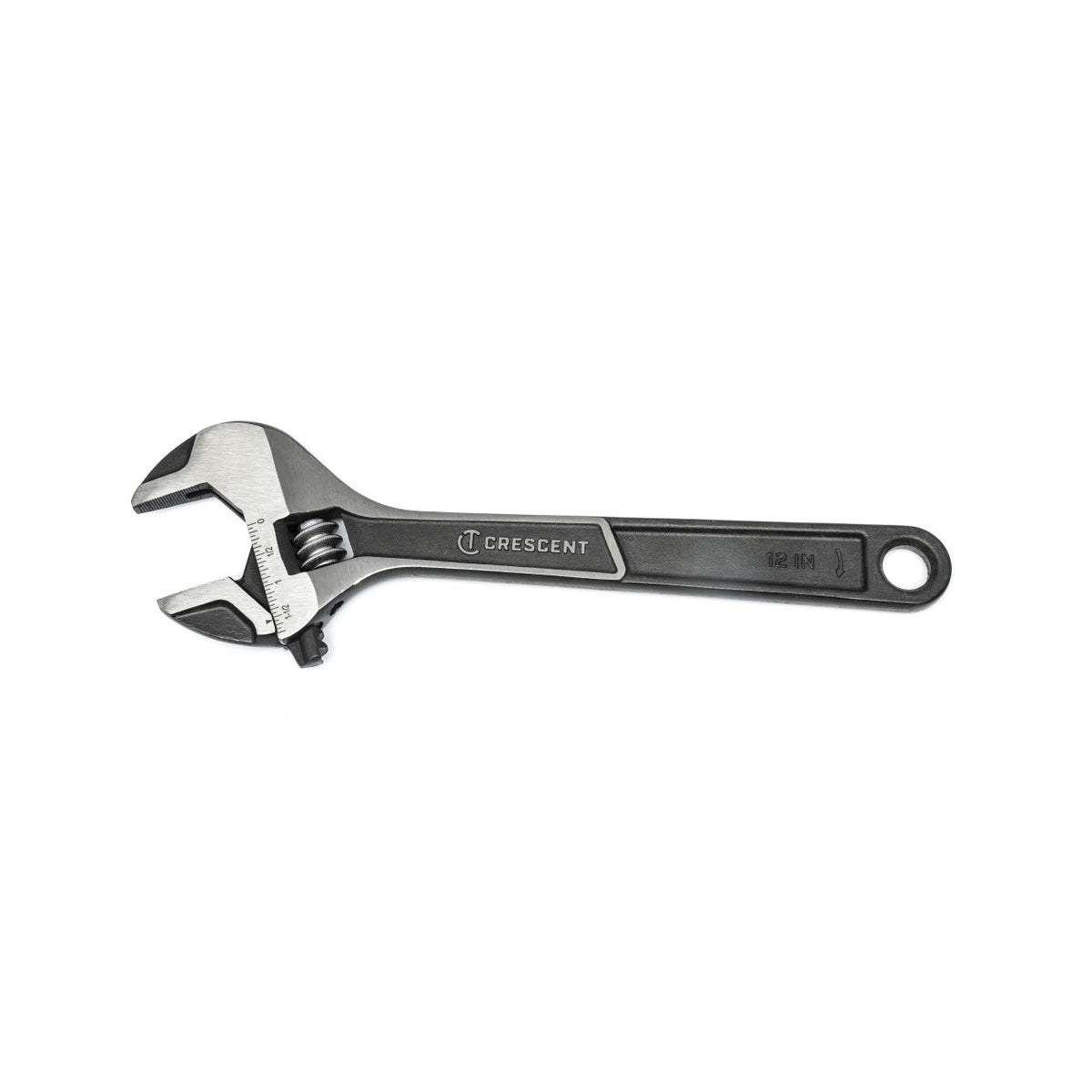 Crescent® ATWJ210VS Standard Length Wide Jaw Wrench, Black Phosphate, 10 in OAL, Alloy Steel Body, ASME Specified, Alloy Steel