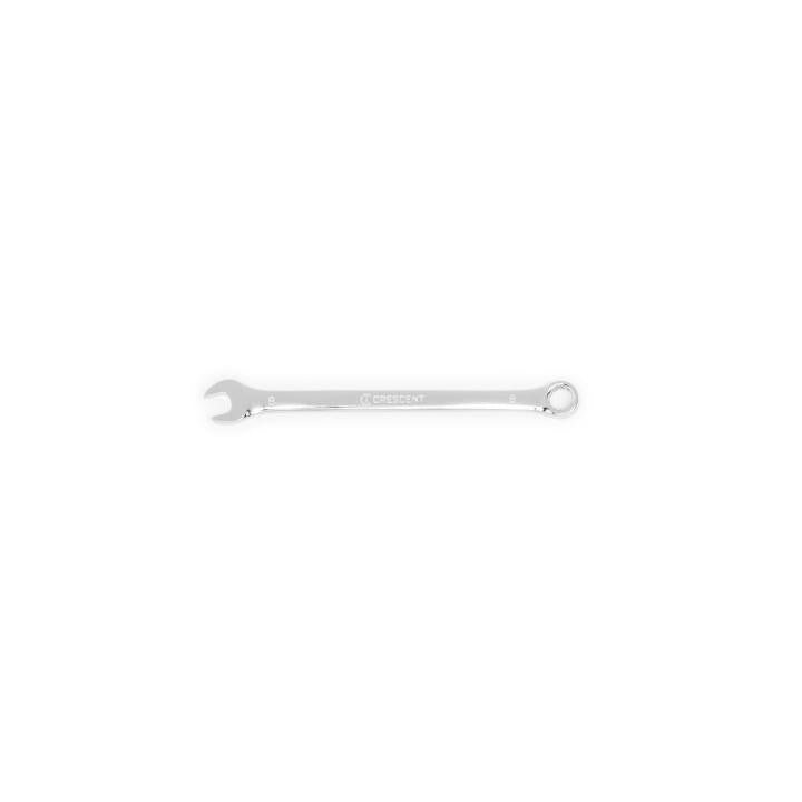 Crescent® CCW19-05 Wrench, 8 mm Wrench, 12 Points, 5.51 in OAL, Alloy Steel, Full Polish Chrome