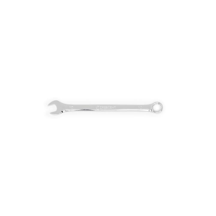 Crescent® CCW21-05 Wrench, 10 mm Wrench, 12 Points, 6.22 in OAL, Alloy Steel, Full Polish Chrome