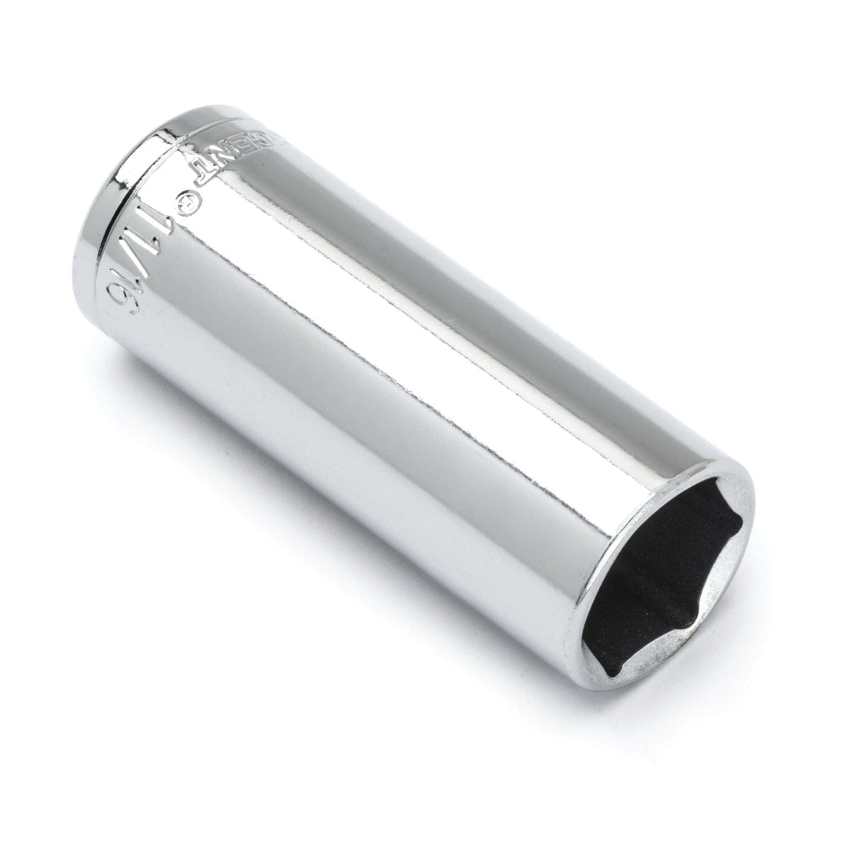 Crescent® CDDS30N Socket, Standard Style, 3/8 in Hex Drive, 11/16 in Deep Socket, 6 Points