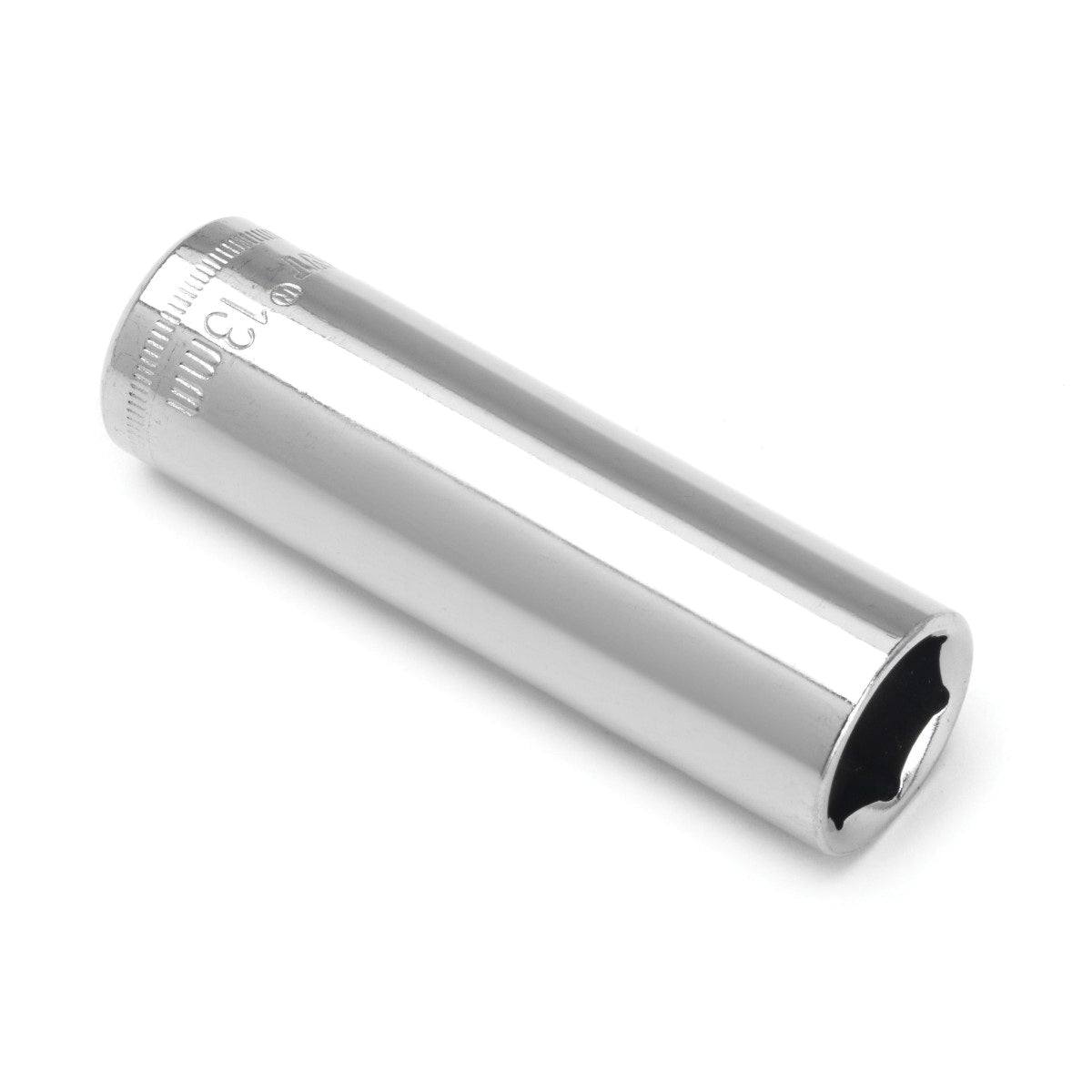 Crescent® CDDS43N Socket, Shoulder Style, 3/8 in Hex Drive, 13 mm Deep Socket, 6 Points