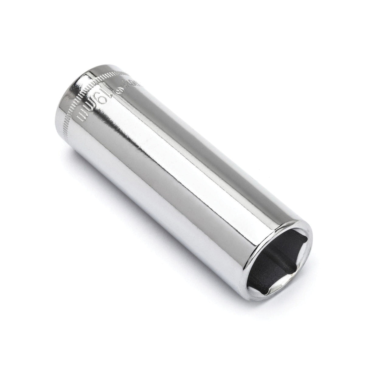 Crescent® CDDS78N Socket, Shoulder Style, 1/2 in Hex Drive, 19 mm Deep Socket, 6 Points