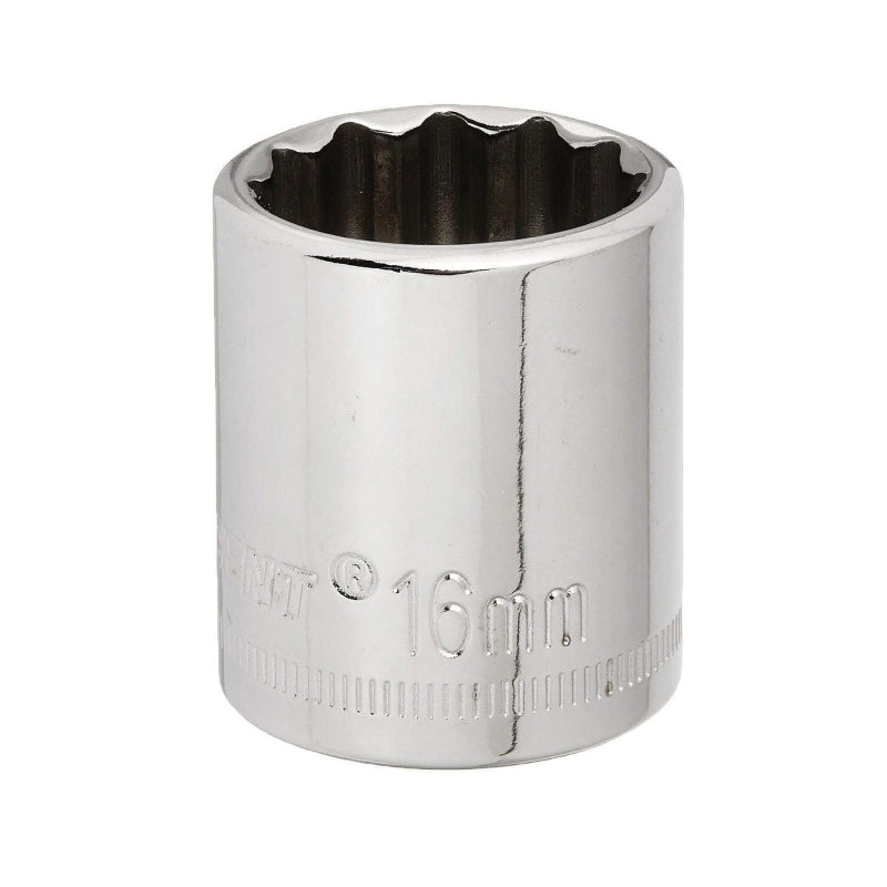 Socket - 3/8" Hex Drive - 16 mm Standard Socket