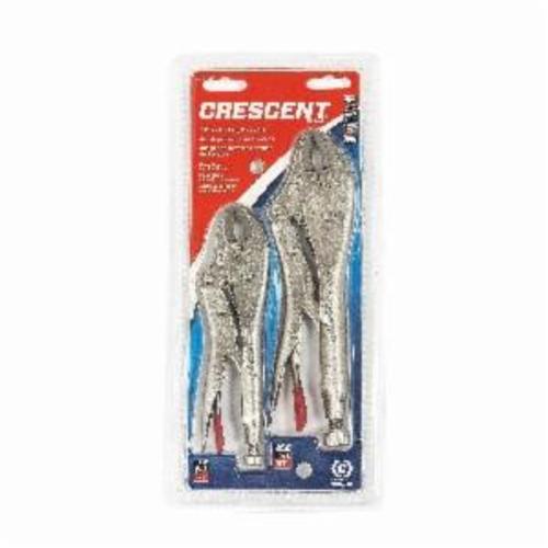 Crescent® CLP2SETN 2-Piece Compound Action Plier Set, Locking, 2 Pieces, ASME Specified
