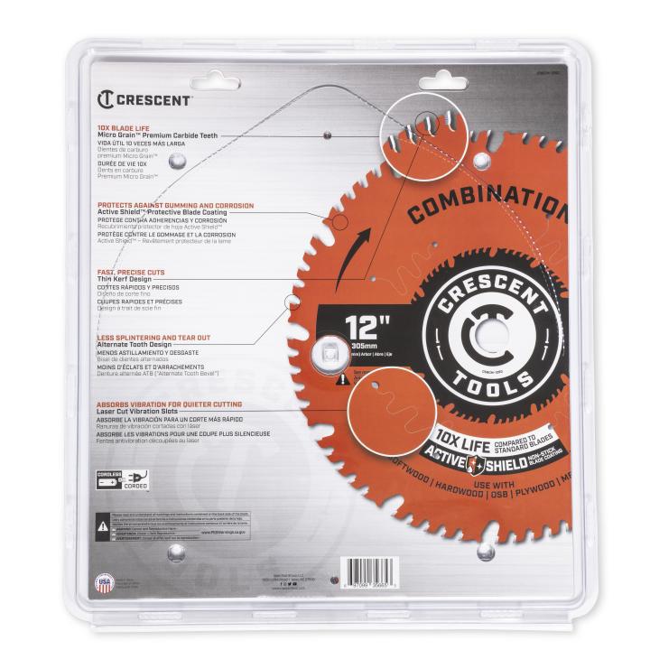 Combination Circular Saw Blade - 12" Dia