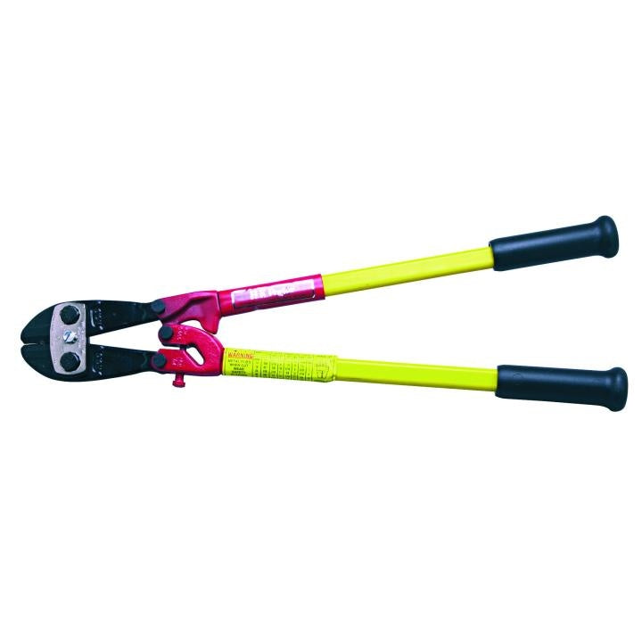Crescent® 0290FC General Purpose Bolt Cutter, 1/2 in Soft/Medium Hard Materials Cutting, 25-1/2 in OAL, Center Cut, Forged Alloy Steel Jaw