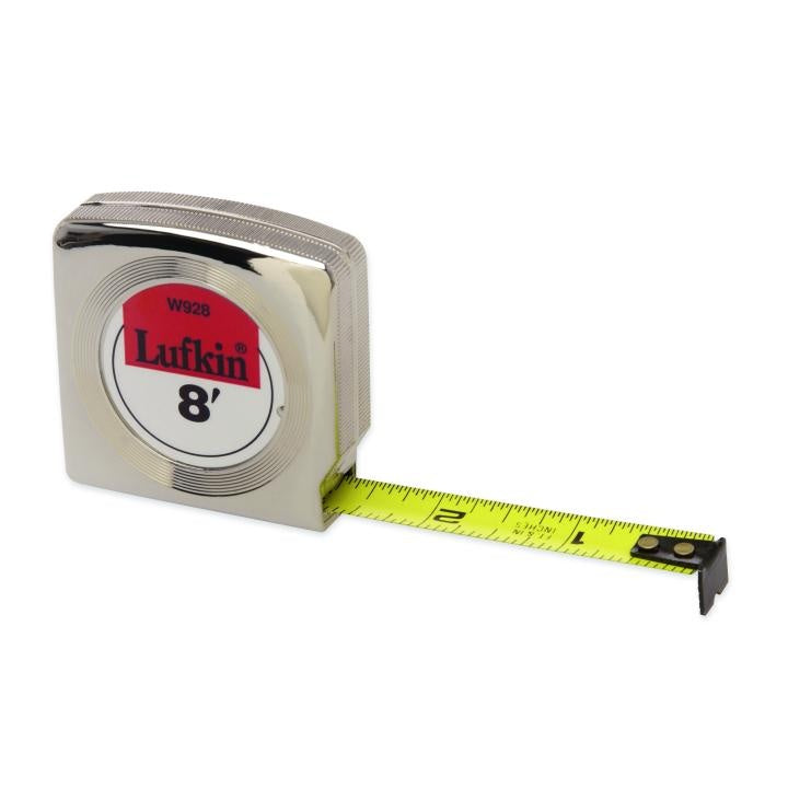Crescent® Mezurall™ W9212 Measuring Tape, 12 ft L x 1/2 in W Blade, Steel Blade, Feet and Inches to 1/16th Top Edge, Inches to 1/16th Bottom Edge, First 12 in to 1/32nds Graduation