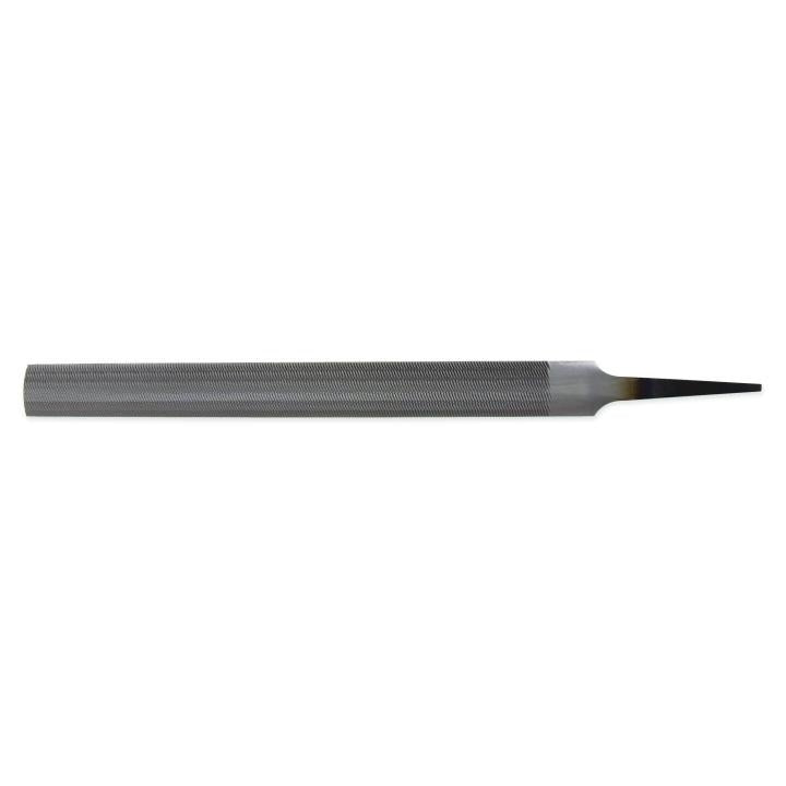 Crescent® 04861N Half Round Hand File, 6 in L, Double/Smooth Cut
