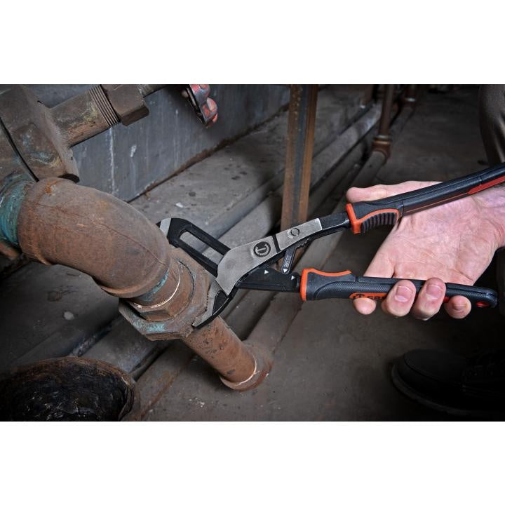 Crescent® RTAB6CG Tongue and Groove Pliers, ASME, 1.25 in Nominal, 1 L x 1 W x 0.25 T in Jaw Alloy Steel Jaw V-Jaw Jaw, 6 in OAL