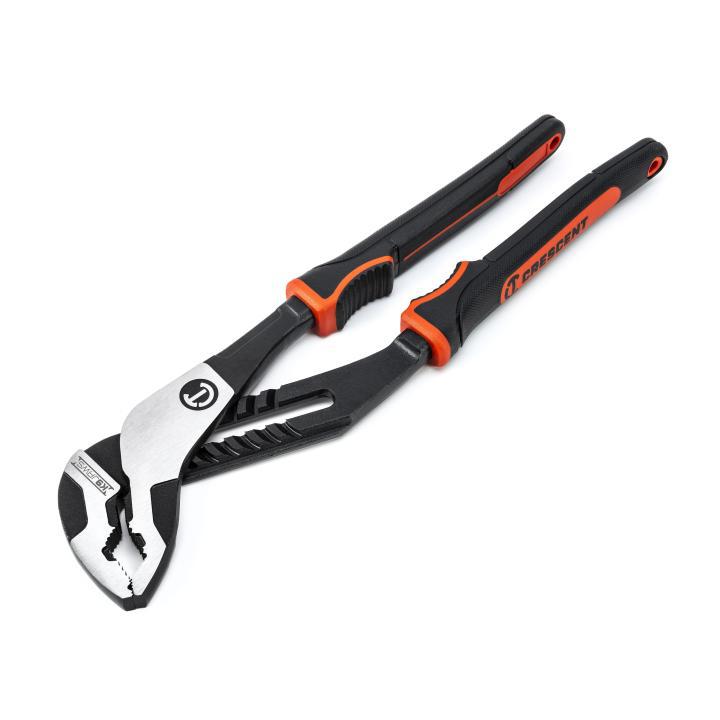 Crescent® RTZ212CGV Tongue and Groove Pliers, ASME, 2.6 in Nominal, 1.8 L x 1.85 W x 0.42 T in Jaw Alloy Steel Jaw V-Jaw Jaw, 12 in OAL
