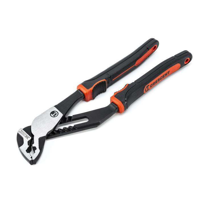 Crescent® RTZ28CGV Tongue and Groove Pliers, ASME, 1.6 in Nominal, 1 L x 1.1 W x 0.33 T in Jaw Alloy Steel Jaw V-Jaw Jaw, 8 in OAL