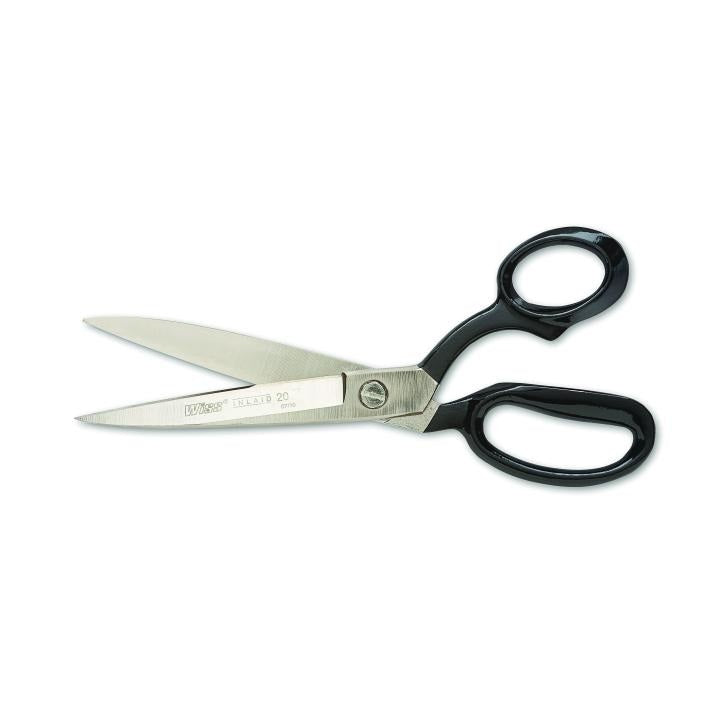 Crescent®W20 Heavy Duty Industrial Shear, 4-3/4 in L of Cut, 10-3/8 in OAL, Pointed Tip, High Carbon Steel Blade, Steel Handle