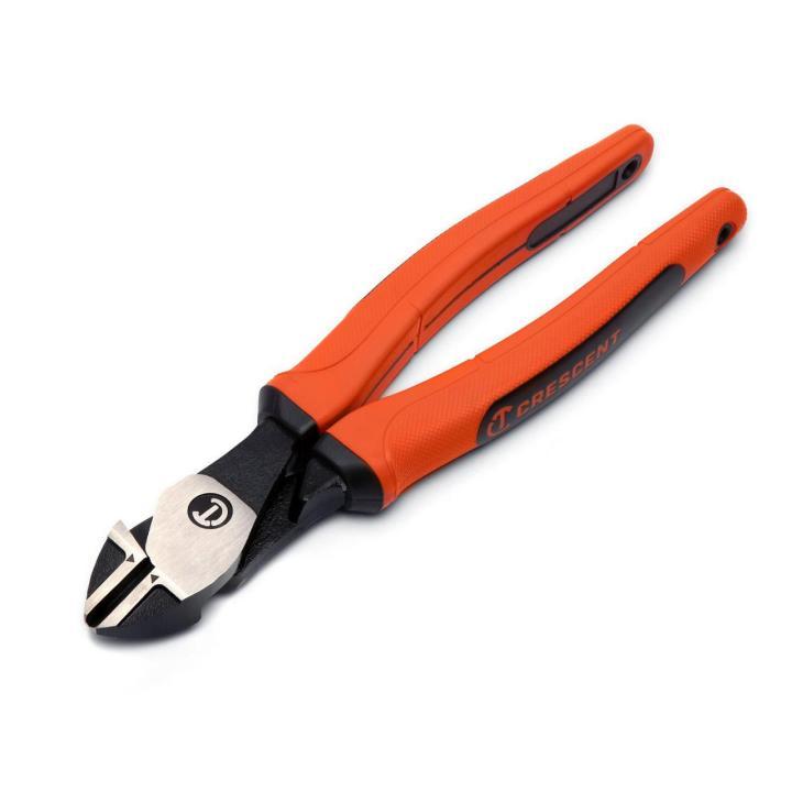 Crescent® Z5428CGR-06 Diagonal Cutting Plier, 7 AWG THK Max Wire, 0.75 in L x 0.53 in THK Jaw Alloy Steel Jaw, 8 in OAL, ASME