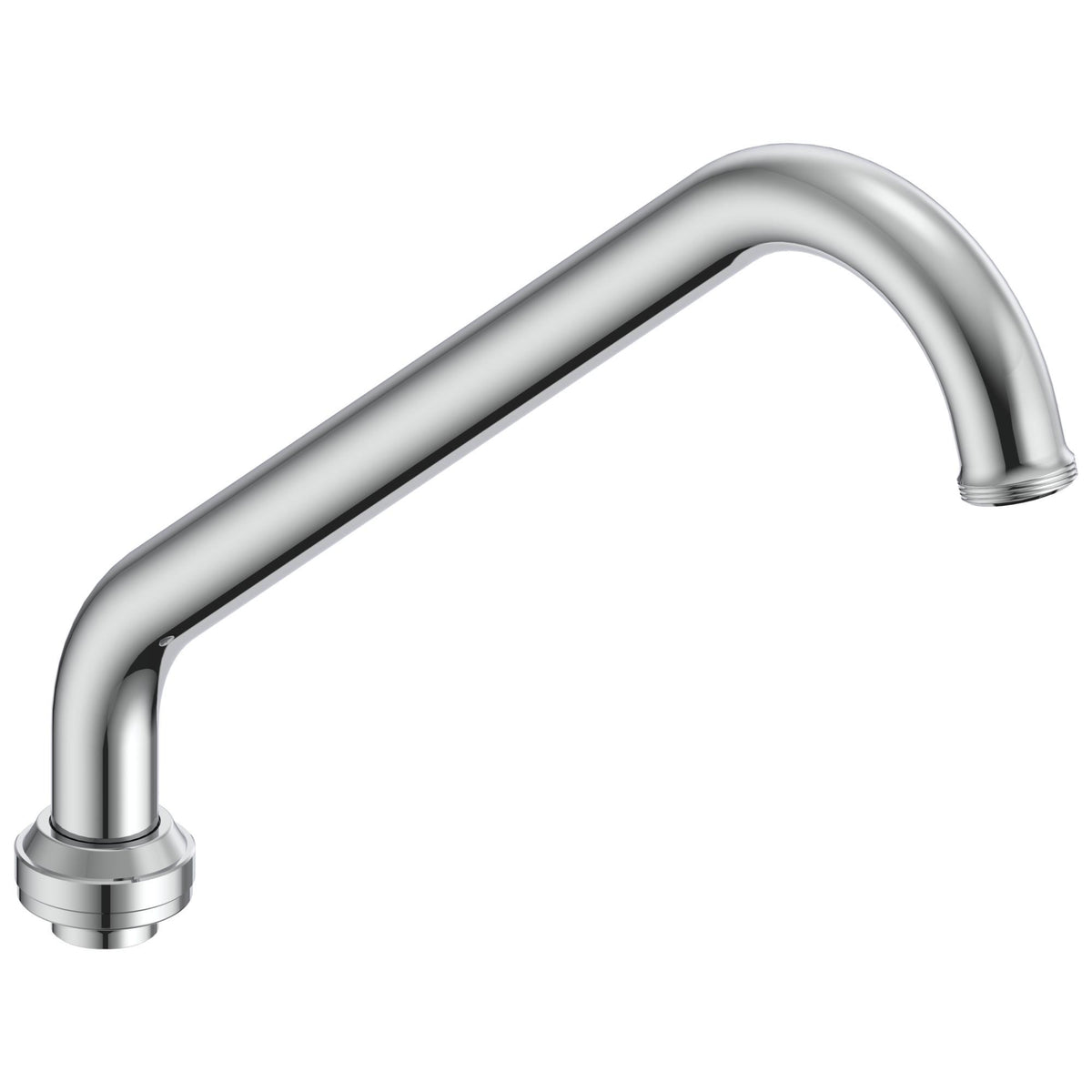 Commercial 060269A Complete Tubular Swing Spout, 8 in, For Use With Model W6760, W6760-9, W6760-10 Laboratory Mixing Faucet, Polished Chrome, Import