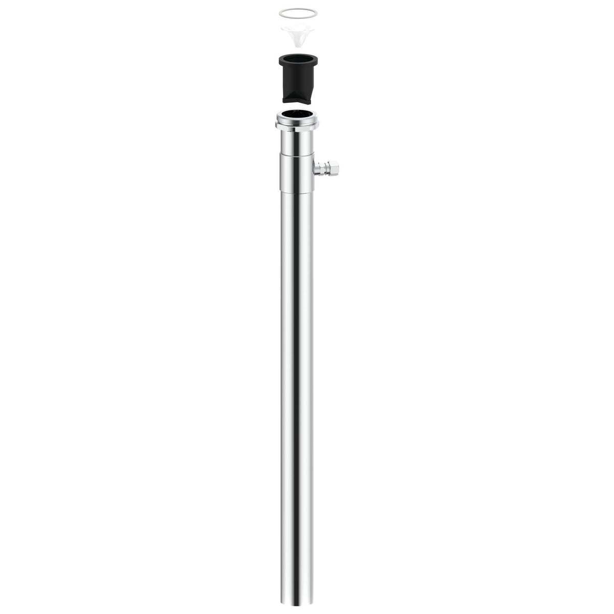 Commercial 060409A Trap Seal Tube, 1/2 in, Polished Chrome, Import