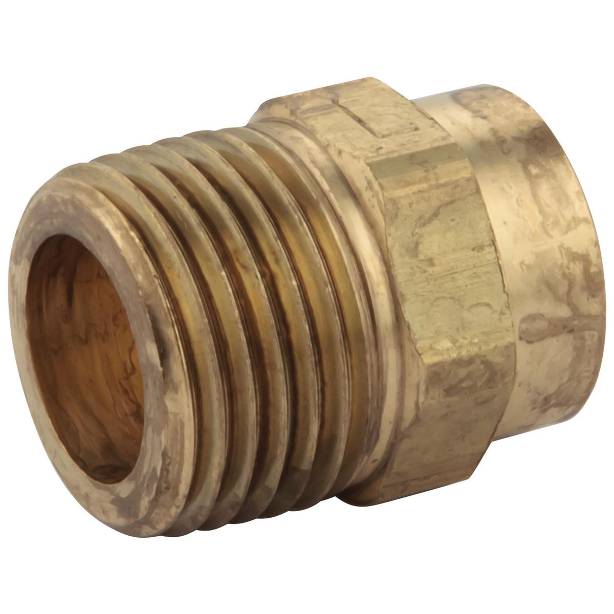 Commercial 060696A Adapter, 1/2 in, Solder x MNPT Connection, Import, Commercial