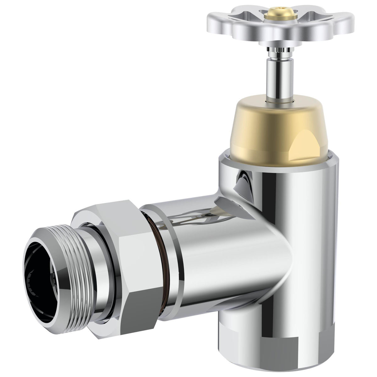 1" Complete Angle Stop - Union