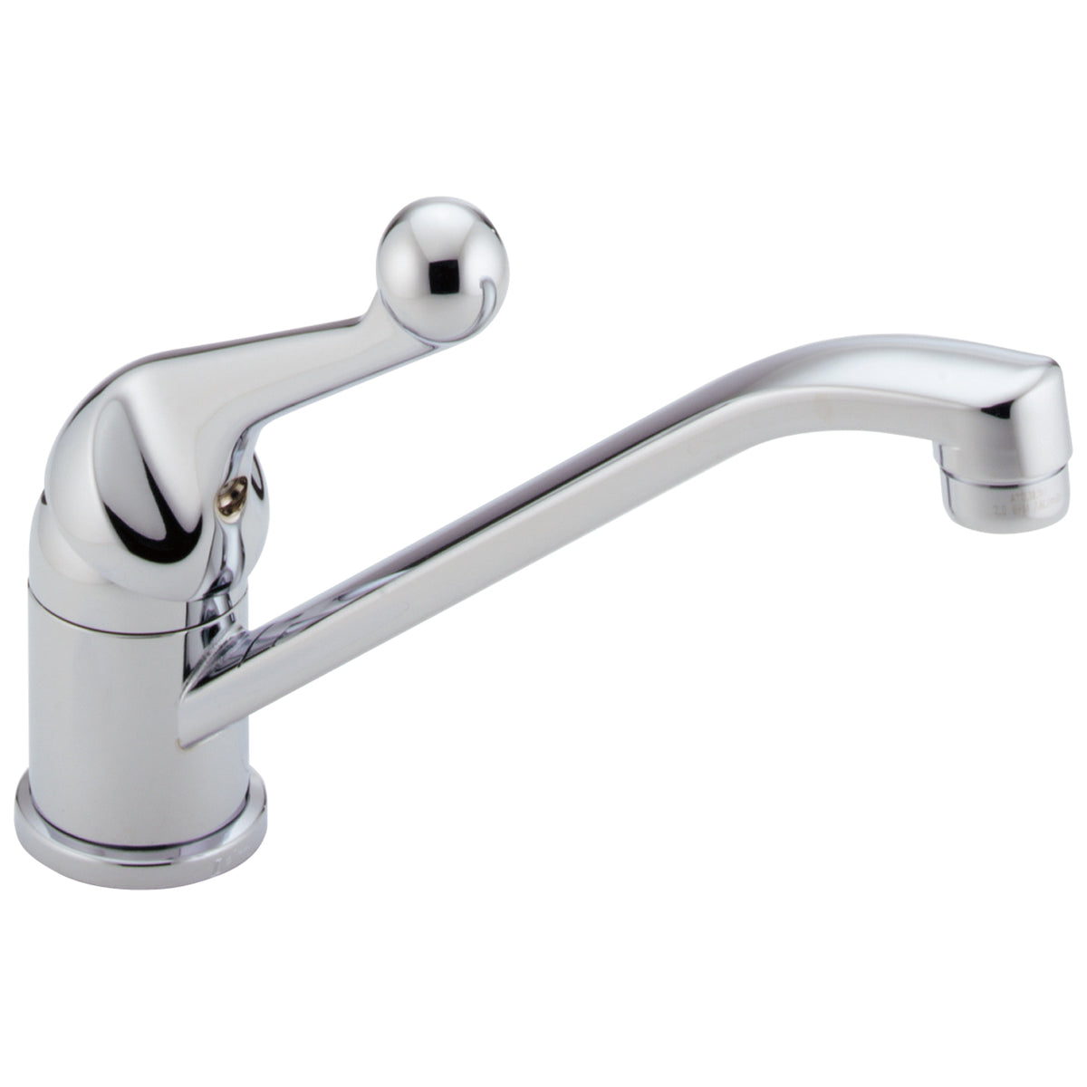 DELTA® 101LF-WF Classic Kitchen Faucet, 1.8 gpm Flow Rate, Swivel Spout, Polished Chrome, 1 Handles, Domestic
