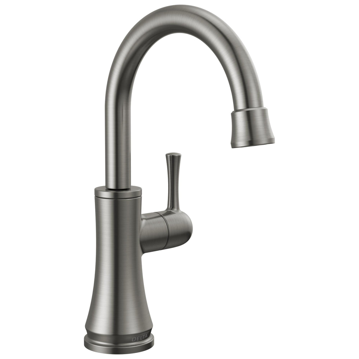 DELTA® 1920-KS-DST Transitional Beverage Faucet, 1.5 gpm Flow Rate, Black Stainless, 1 Handles, Import, Commercial/Residential