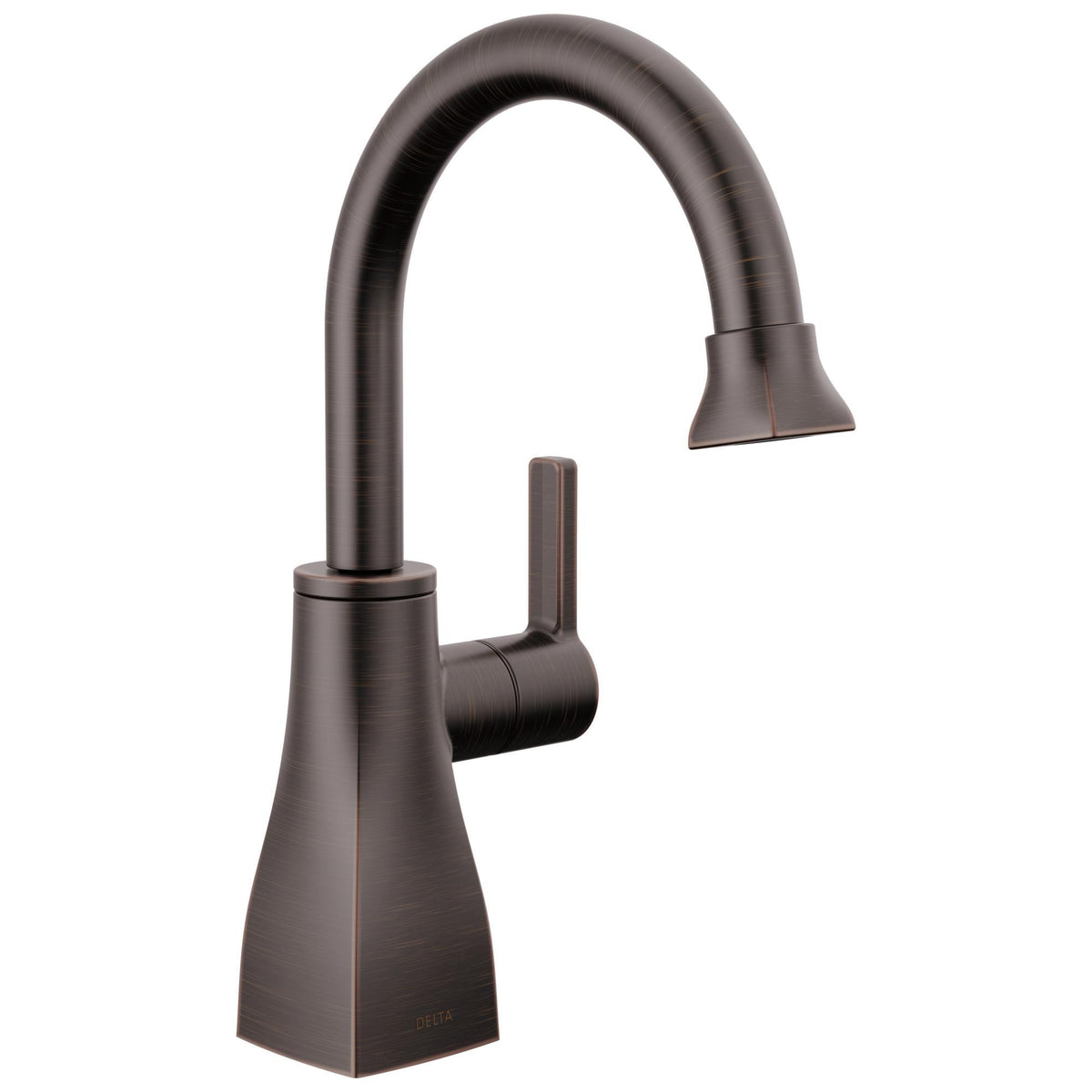 DELTA® 1940-RB-DST Contemporary Square Beverage Faucet, 1.5 gpm Flow Rate, Venetian Bronze, 1 Handles, Import, Commercial/Residential
