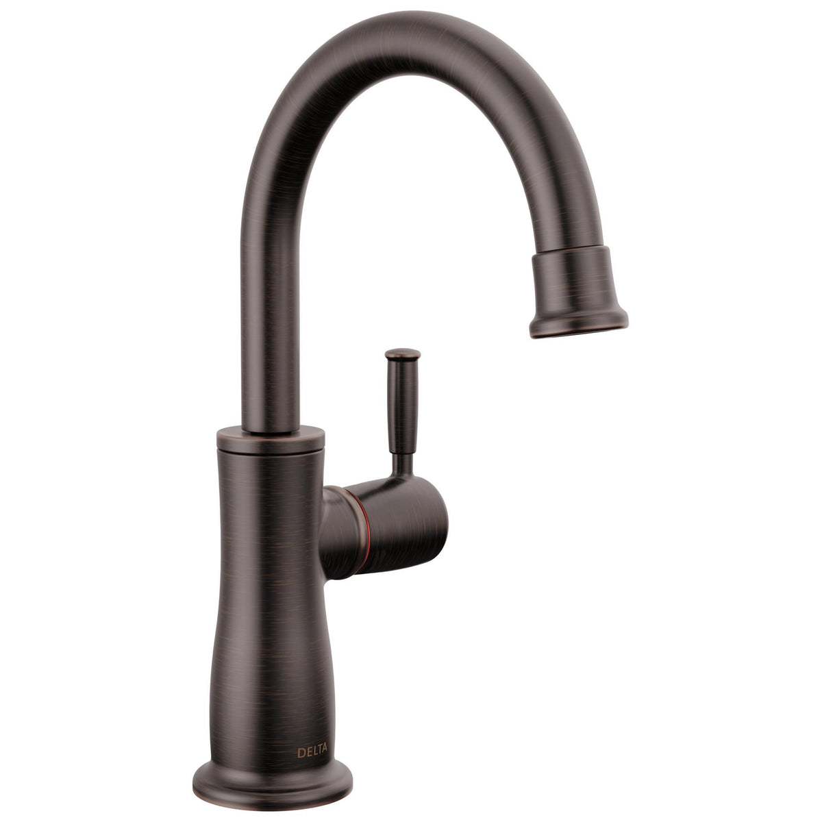DELTA® 1960LF-H-RB Traditional Instant Hot Water Dispenser, Commercial/Residential, 1.5 gpm Flow Rate, 360 deg Swivel Spout, Venetian Bronze, 1 Handles, Import