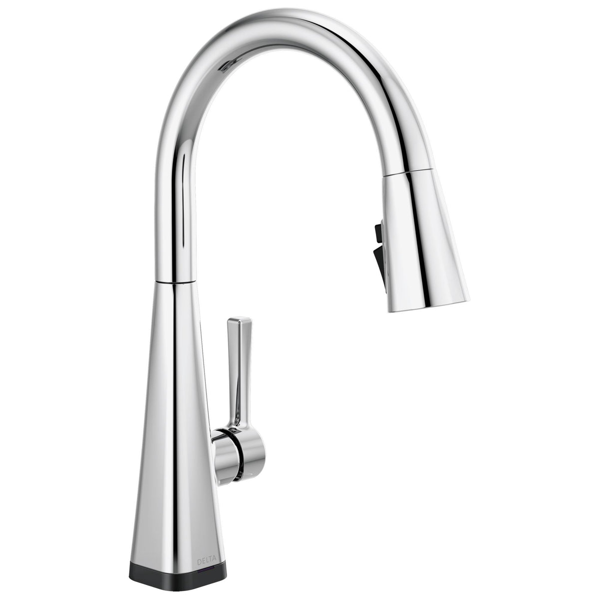 DELTA® 19802TZ-DST Lenta™ Single Faucet, 1.8 gpm Flow Rate, Chrome, 1 Handles, 1 or 3 Faucet Holes, Domestic, Commercial