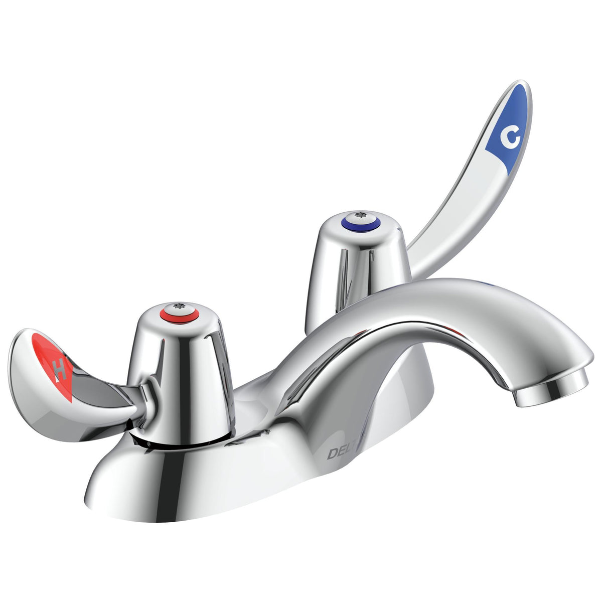 Teck - Heavy Duty Centerset Sink Faucet - 0.5 GPM - Brass