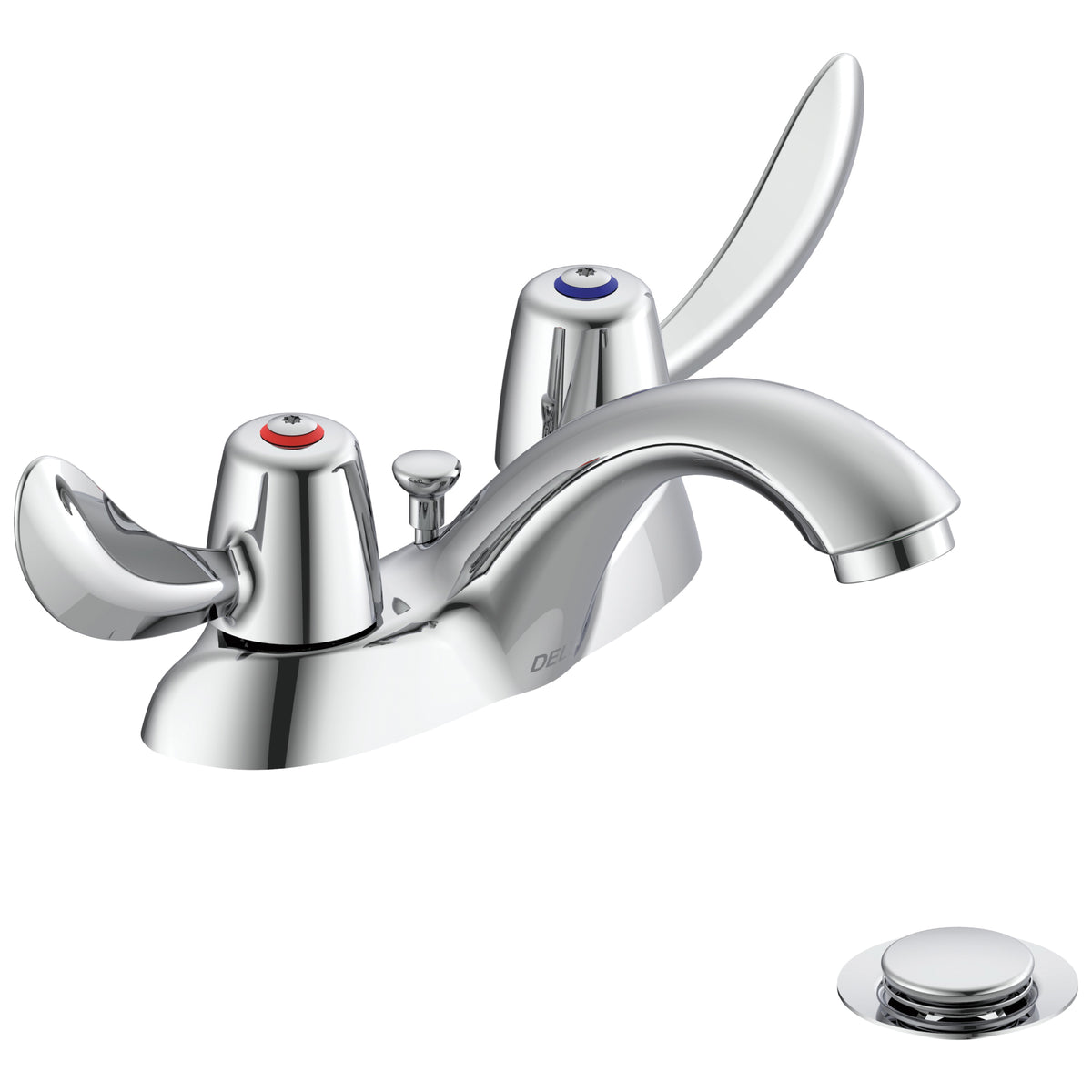 Teck - Heavy Duty Centerset Sink Faucet - Brass - 1.5 GPM