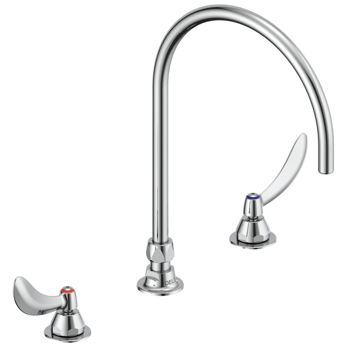 TECK Widespread Lavatory Faucet, Commercial, 7 in