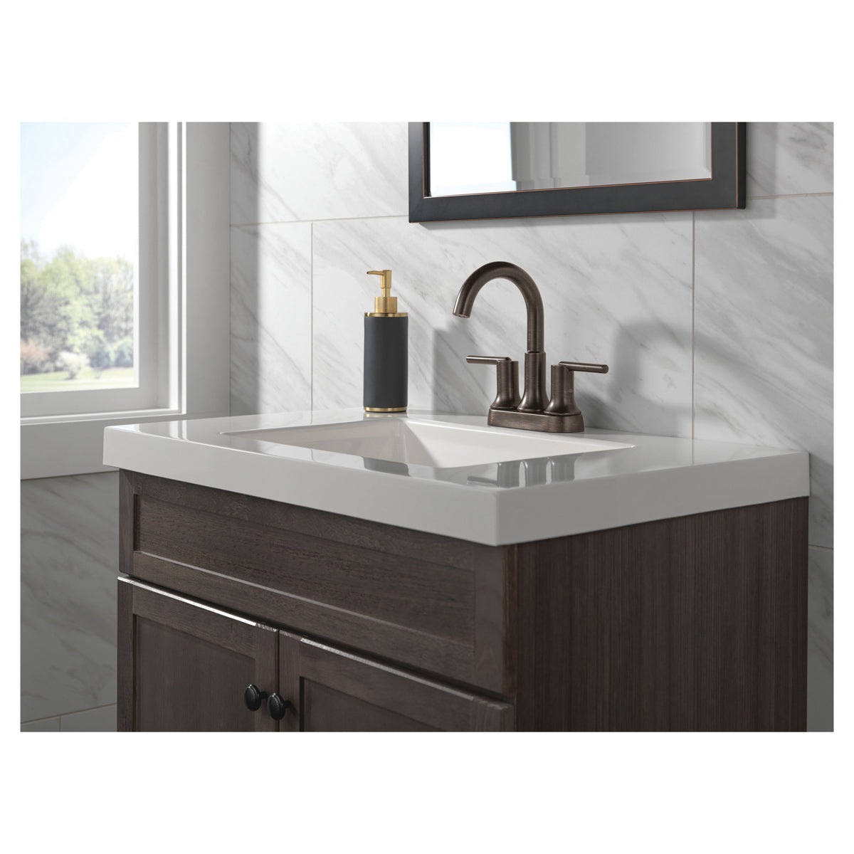 Trinsic - Centerset Bathroom Faucet - 2559-RBMPU-DST
