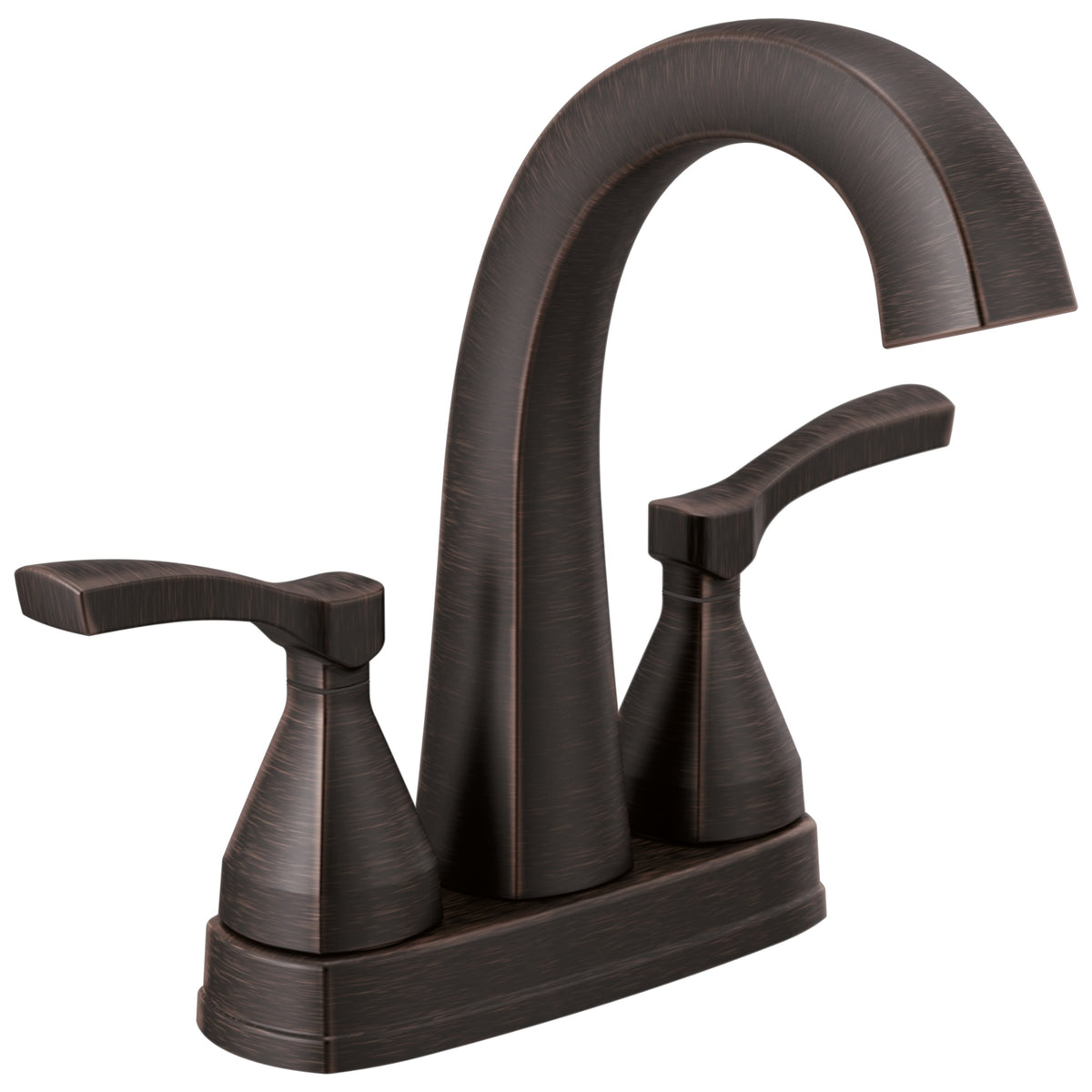 Stryke - Centerset Bathroom Faucet - Deck Mount - Zinc