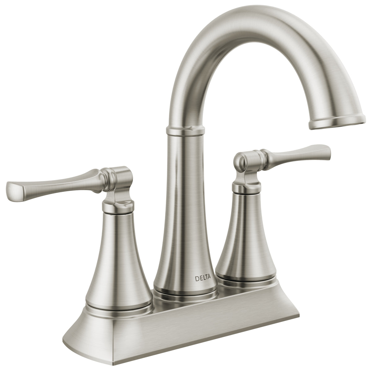 DELTA® 25798LF-SP 25798LF Archdale Bathroom Faucet, Spotshield Brushed Nickel, 2 Handles, 1.2 gpm Flow Rate