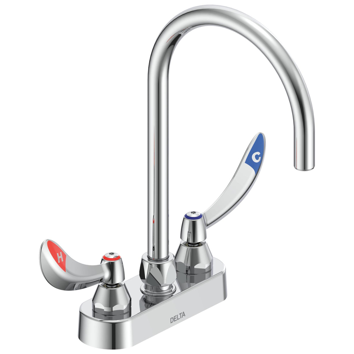 TECK Heavy Duty Lavatory Sink Faucet, 1 gpm, Cast Brass