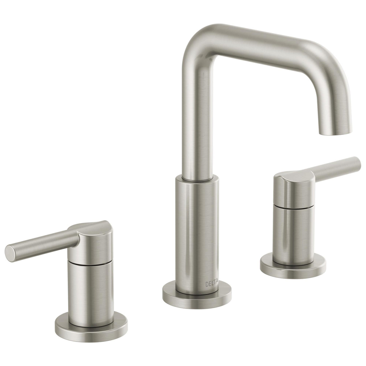 Nicoli - Widespread Bathroom Faucet - Stainless - 5-7/8"