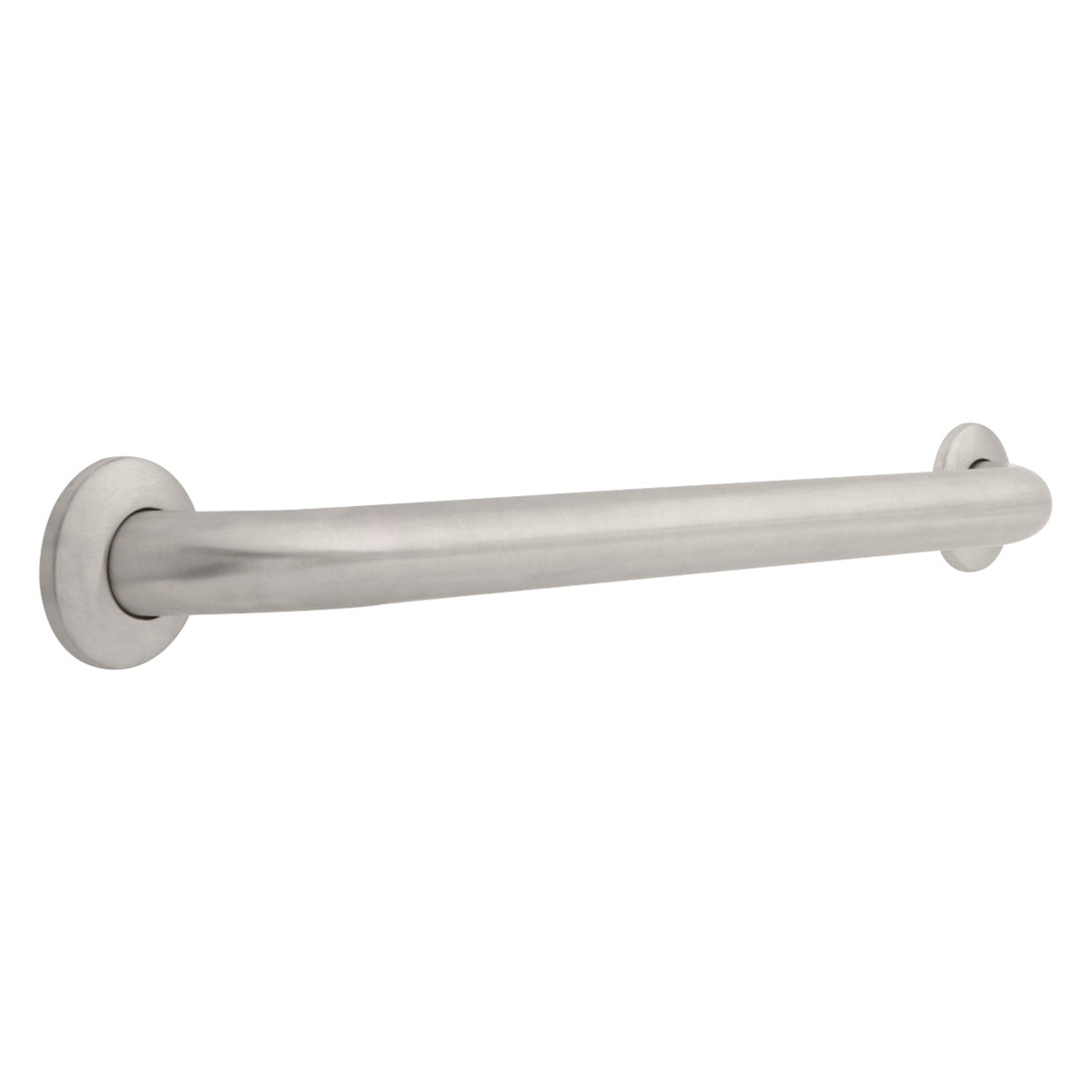 DELTA® Grab Bar, 24 in L x 1-1/2 in Dia, Stainless Steel, Metal, Import