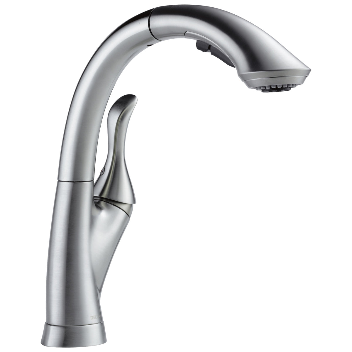 DELTA® 4153 Linden™ Kitchen Faucet, DELTA® Linden™ Kitchen Faucet, Commercial, 1.5 gpm Flow Rate, 1 Handles, 1/3 Faucet Holes, Domestic