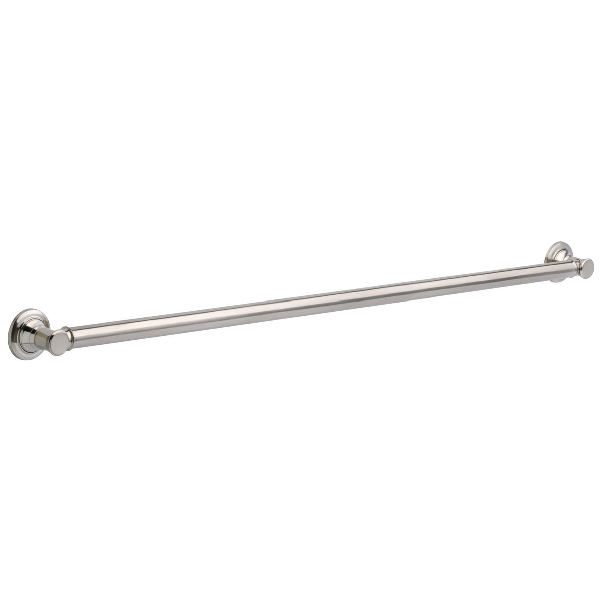 DELTA® 41642-SS Round Traditional Grab Bar, 42 in L x 1-1/4 in Dia, Stainless Steel, Import