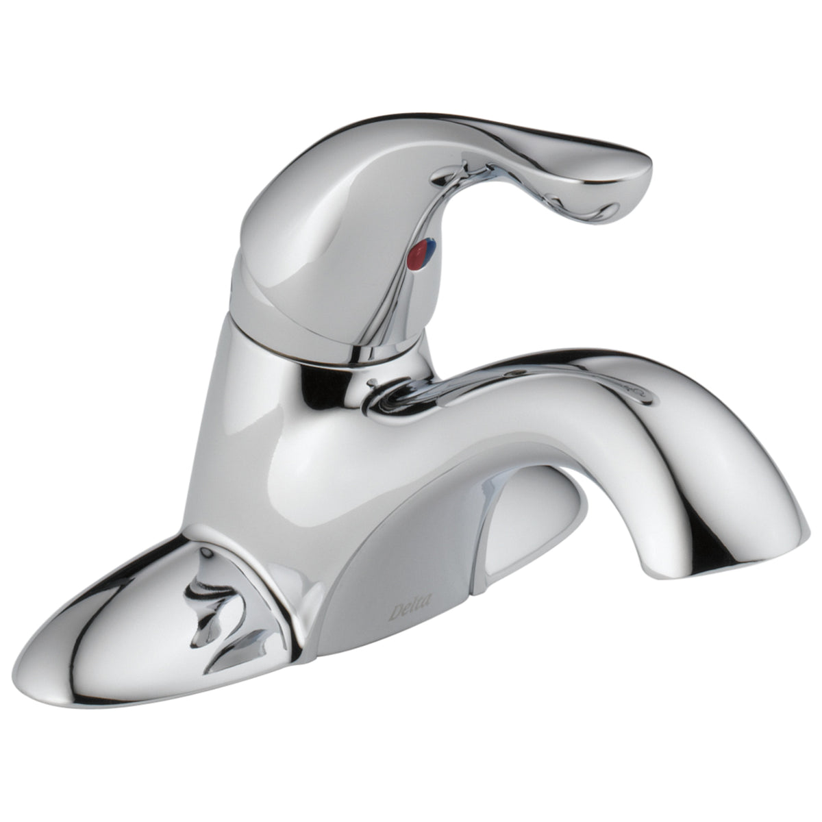 DELTA® 501LF-WF Classic Lavatory Faucet, Polished Chrome, 1 Handles, 1.2 gpm Flow Rate