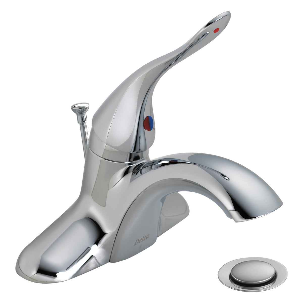 Hdf - Centerset Bathroom Faucet - Polished Chrome - 7" H