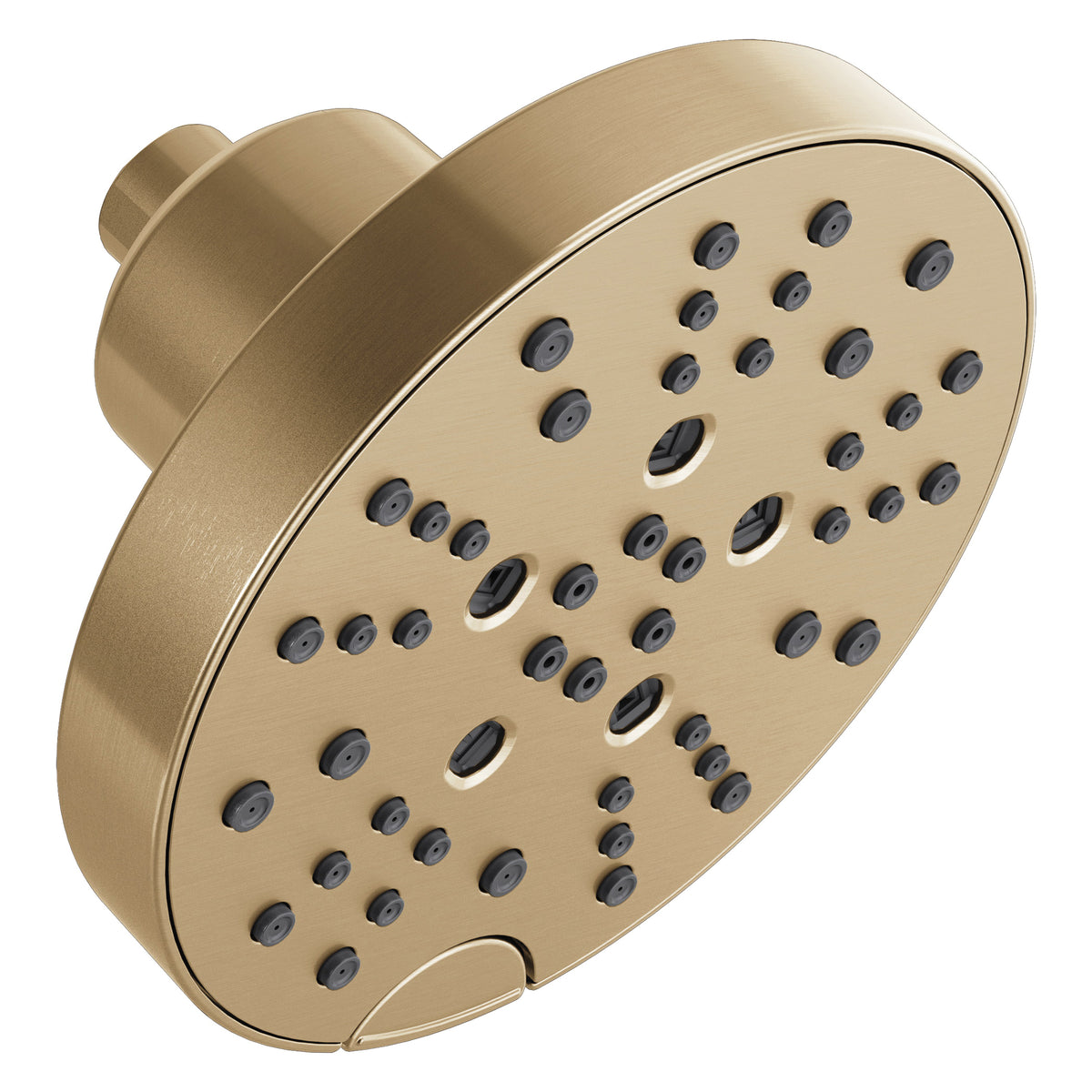 DELTA® 52668-CZ Universal Contemporary Raincan Shower Head, 1.75 gpm Maximum, 5 Sprays, 6 in Dia x 3-15/16 in H Head, Import