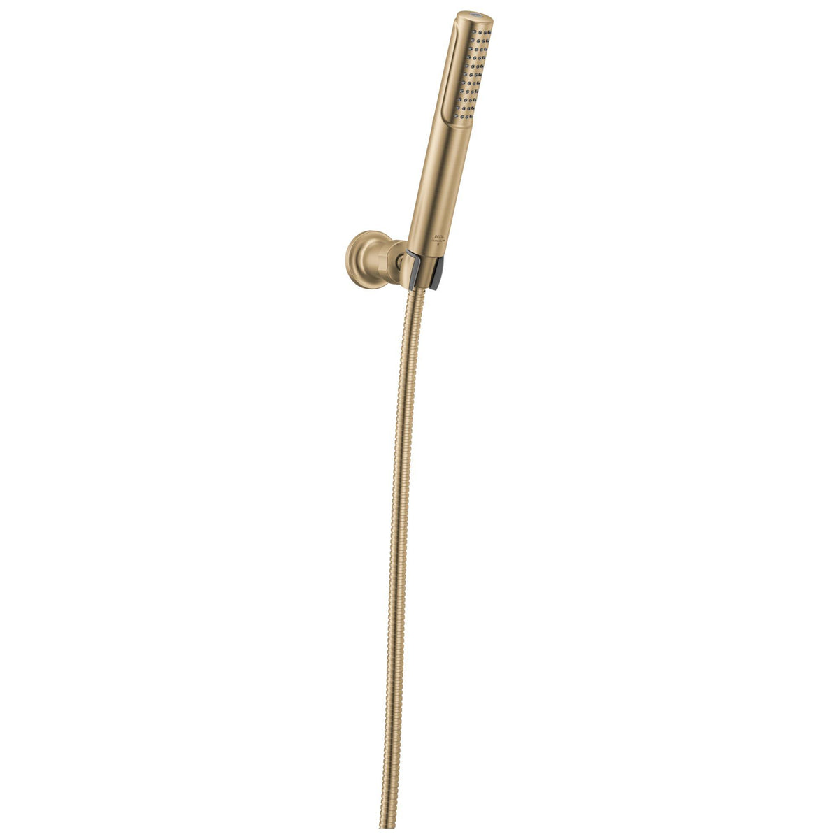 DELTA® 55537-CZ-PR 2-Setting Shower, 1-Function Shower Head, 1.75 gpm Flow Rate, 60 to 82 in L Hose, 1/2 in - 14 Male NPSM Connection, Lumicoat® Champagne Bronze, No, Import