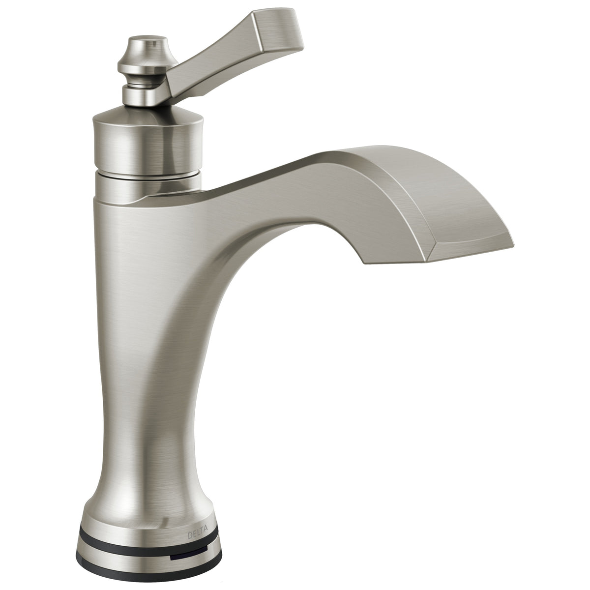 DELTA® Dorval™ Bathroom Faucet, Commercial/Residential, 1.2 gpm Flow Rate, 5-5/8 in H Spout, 1 Handle, Pop-Up Drain, 1/3 Faucet Holes, Function: Touchless