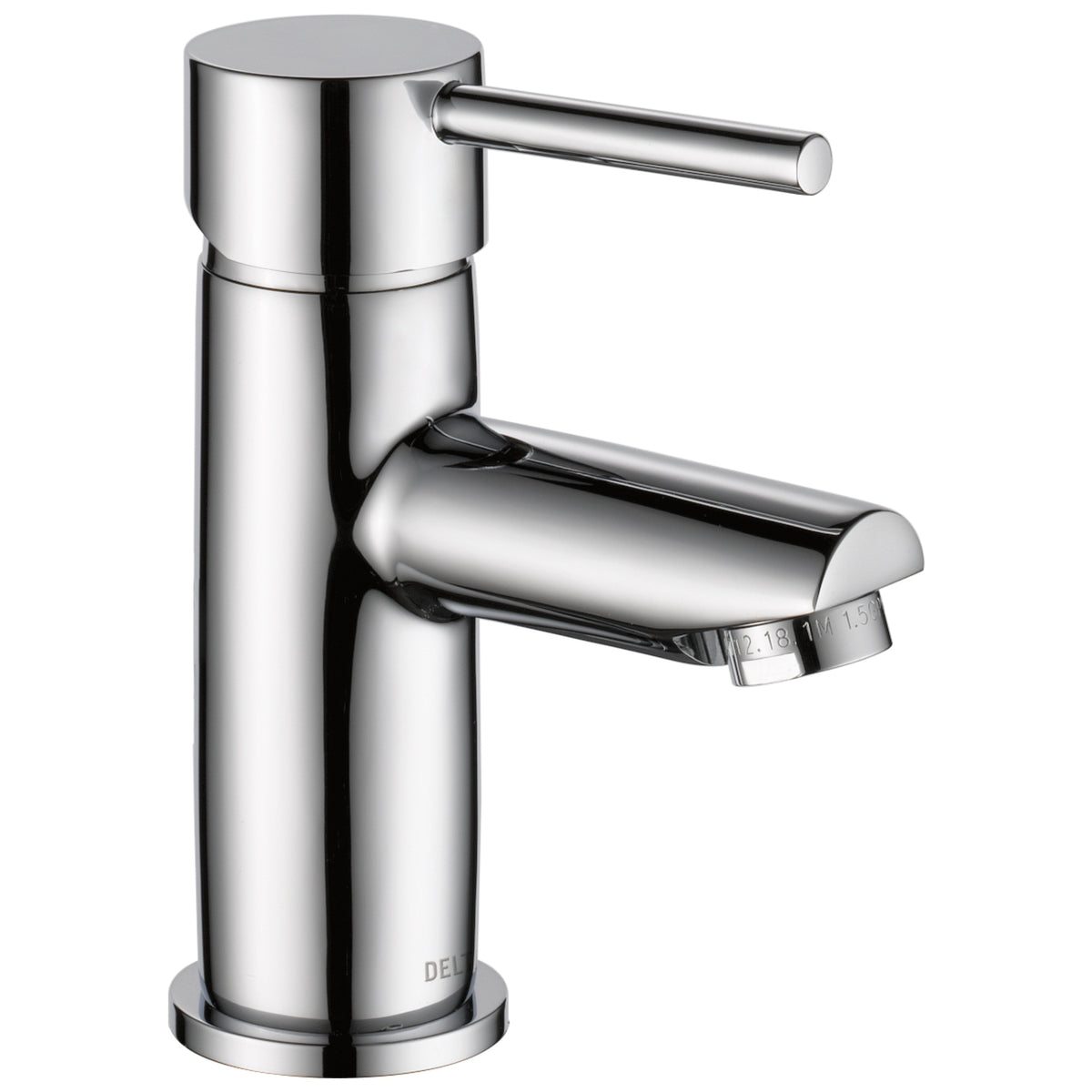 DELTA® Project-Pack Lavatory Faucet, Modern™, Commercial, 1.2 gpm Flow Rate, 2-5/8 in H Spout, 1 Handles, 50/50 Pop-Up Drain, 1/3 Faucet Holes, Function: Traditional