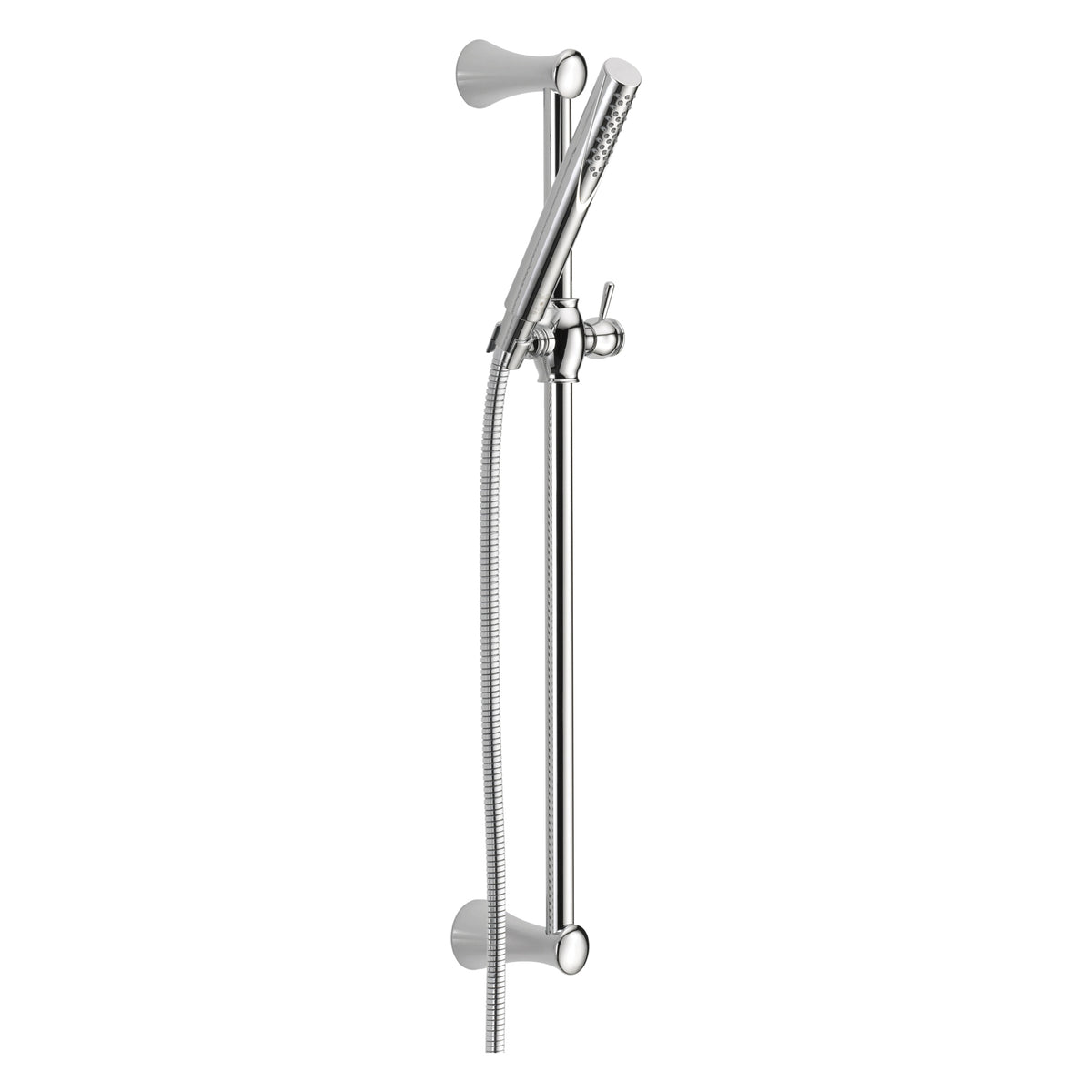 DELTA® 57085 Compel® Premium Hand Shower, 1-Function Shower Head, 2 gpm Flow Rate, 60 to 82 in L Hose, 1/2-14 Male NPSM Connection, Polished Chrome, Import