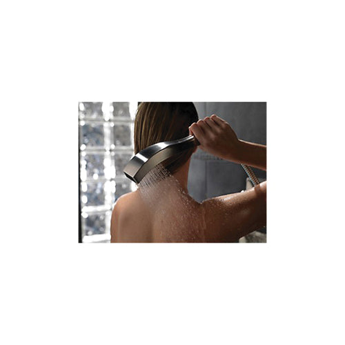 DELTA® 57740-SS Universal Raincan Shower Head, Arzo®, 2.5 gpm Flow Rate, 1 Sprays, 2-9/16 x 7-11/16 in Head, Import